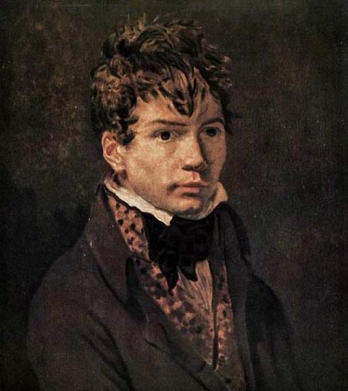 Jacques-Louis  David Portrait of Ingres oil painting image